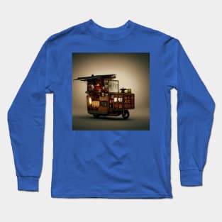 Steampunk Tokyo Ramen Cart Long Sleeve T-Shirt